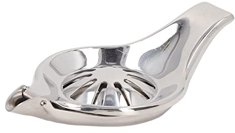 Manual Lemon Squeezer Stainless Steel Lemon Lime Squeezer Orange Citrus Juicer Bird Lemon Squeezer Portable Fruit Squeezer Kitchen Utensils (Round)