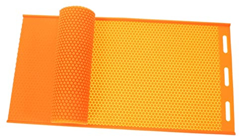 Molde de silicona de cera de abeja para velas de panal de abeja flexible para apicultura, hojas de cera de abejas multifuncionales para una fácil fabricación de placas de panal