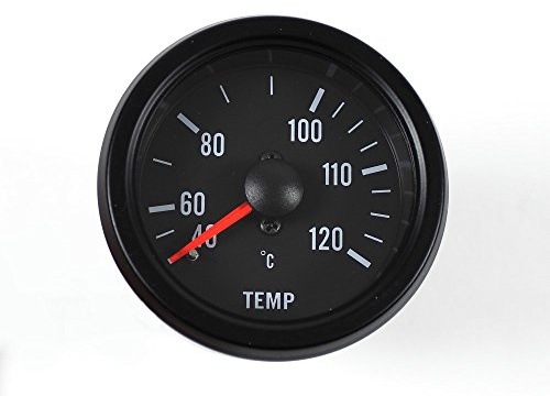 X-Parts Temperaturanzeige Öl/Wasser Retro 52mm Universell passend