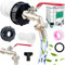 IBC Tank Zubehör, IBC Container Zubehör Inkl. IBC Auslaufhahn 3/4 Zoll, IBC Adapter Kappe 3/4 Innengewinde, IBC Adapter S60x6 Verlängerung Distanzstück, 1000L Wassertank Zubehör für Regentonne