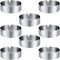 Cenaire, cendrier rond en acier inoxydable, adapté aux restaurants, bars, espace extérieur, chambre à coucher （8pcs）