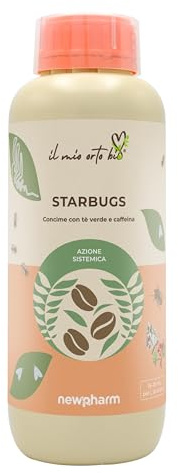 Newpharm® StarBugs - Concime per Applicazioni Fogliari e Radicali, Flacone 1 kg in Liquido Concentrato | Il Mio Orto Bio®