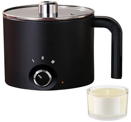 Pentola per sciogliere elettrica, grande caraffa antiaderente in acciaio da 1,5 l per sciogliere , sapone, caramelle, cioccolato, burro, pastelli, artigianato | Strumento pratico