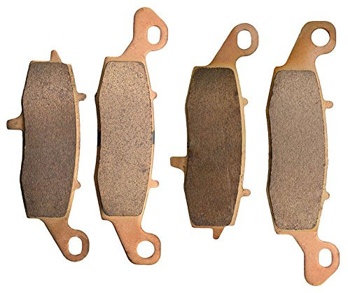 AHL-Kit Motocicleta Pastillas de freno para Kawasaki Z750 (ZR750 J) 2004-2006/ Z750 S (ZR750 K) 2005-2007/ ZR750 D Zephyr 1996-1998 (Cobre sinterizado)