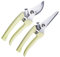Sécateur à Lame,Ciseaux de Jardin,Sécateur à Branches,Ciseaux pour Fleuriste,2PC Ciseaux de Jardin Multifonctionnels pour Couper les Fleurs et les Arbres Fruitiers Ergonomique