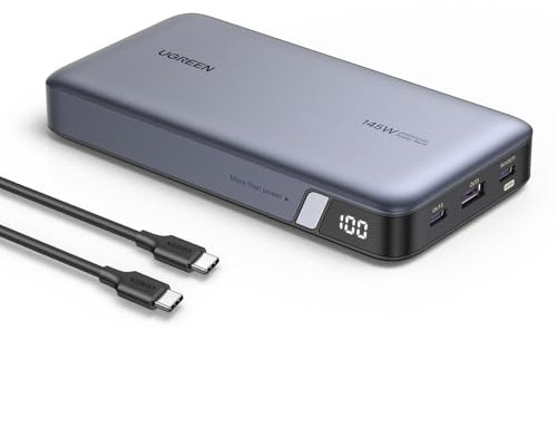 Ugreen PowerBank 10000mAh Carga Rápida Bidireccional 20W Negra