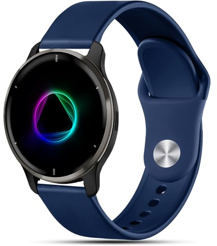 VELULYX Silikonarmband kompatibel mit Garmin Venu Sq/Sq Music/Venu Sq 2/Sq 2 Music, 20mm Sportarmband für Garmin Venu 2 Plus/Vivoactive 3/Vivoactive 5/Garmin Venu/Vivomove HR/Forerunner 55 245 645