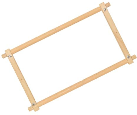 Gadpiparty 1Satz Holz Stickrahmen Für Kreuzstich Tragbarer Desktop Stickständer Einfach Zu Montieren Langlebig Für Bastelarbeiten Und Stickerei Projekte