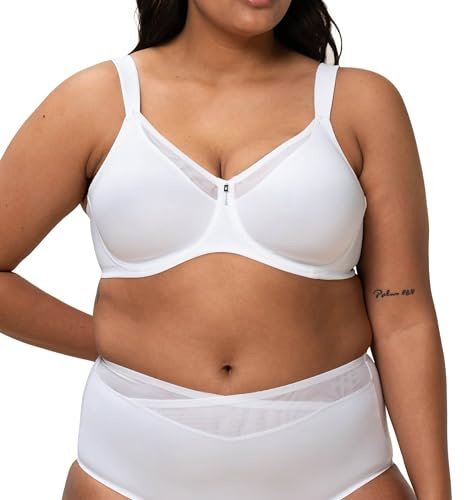 Triumph Womens True Shape Sensation W01 Minimizer Bra, White, 42F UK