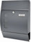 Briefkasten XL mit Zeitungsfach Modern Postkasten DIN-A4-Format Designer Wandbriefkasten Sichtfenster, Zeitungsrolle, Namensschildhalter, abschließbar