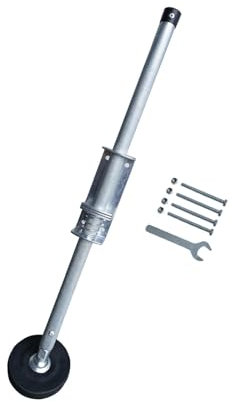 de niveleurs d'échelle, pieds de stabilisateur d'échelle d'extension avec vis et clé, antidérapants réglables pour escaliers, escabeaux de, Longueur 60cm