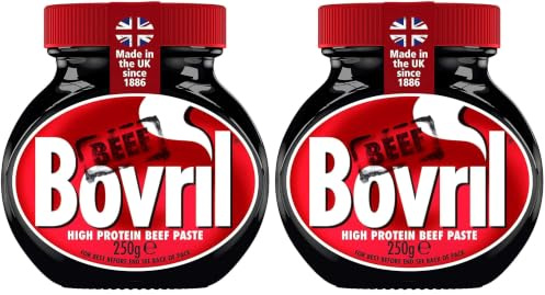 Bovril Limited Edition Football Jar Beef Paste Yeast Extract high in protein versatile beef & yeast spread 250 g (Pack of 2)