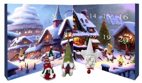 Wichtel Adventskalender 2024, Halloween Adventskalender 2024, Weihnachtswichtel Figuren Weihnachtskalender 2024, 24 Tage Weihnachtswichtel Countdown-Kalender, Weihnachts-Adventskalender Countdown