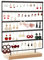 Organizador de Pendientes 120 Huecos con Base de Madera – Estructura de 5 Niveles para Joyería/Hogar (Negro/Blanco) – Montaje Rápido
