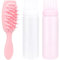 Applicateur Huile Cheveux, 2 Pièces Pinceau Coloration Cheveux, Flacons Applicateurs en Plastique, Peigne de Racine Applicateur, Bouteille de Teinture pour Cheveux avec Brosse