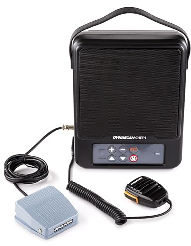 Dynascan CHEF-1 PMR-radiostation 446 MHz, 0,5 W, 16 kanaler, med PTT handsfree-pedal för restauranger och byggarbetsplatser