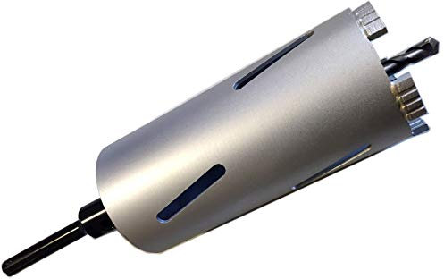 SDS MAX Diamantbohrkrone DM 32-150 mm L 200 mm Kernbohrkrone Kernbohrer M22 mit Spitzgewinde für Bohrhammer (DM = 51 mm)