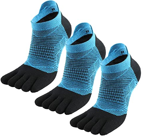 MeiKan Calzini con Dita Separate,3 paia di Calze da Sportivi COOLMAX per scarpe con le dita,per Uomo e Donna, per uso quotidiano e tempo libero