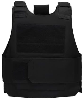 DONGKER Tactical Airsoft Vest,Molle Quick-release Plate Carrier Vests,Adjustable Modular Chest Set Vest for Airsoft Games CS Outdoor Training Games