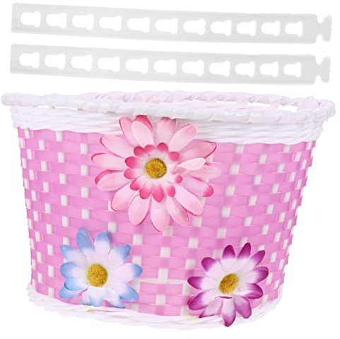 Sosoport Fahrradkorb Für Jungen Und Mädchen Lenkeraufbewahrung Blumenkorb Handgefertigtes Design Für Jungen Und Mädchen