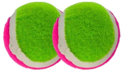 Fångbollar För Kastspel 2-Pack 6,35 Cm Klibbiga, Roliga Kast- Och | Barn utomhusspel för Barn och Familj Utomhus Stränder Pool Parker Resa & Fest Sport & Lekar Sommarsemester