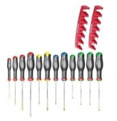 FACOM AT.J12R2PB Lot de 12 tournevis + 2 supports