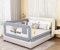nobranded Toddlers Bed Rails Extra Long Swing Down Baby Bed Guards Fold Down Safety Bedrail with Dear Pattern Kids Guardrail for Twin Double Full Size Queen King(1side 180cm L)