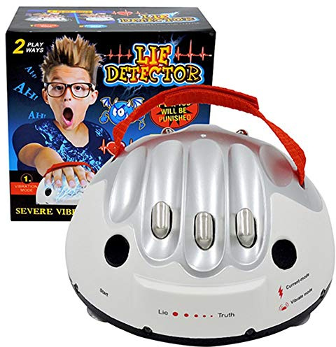 OUKEYI Micro Electric Shock Lie Detektor, Shocking Liar Party Game Interessant True or Dare Game Lie Detector Joke Toys Polygraph Entertainment Shock