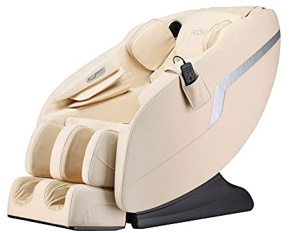 Home Deluxe - Fauteuil de massage KELSO beige - avec fonction Zero Gravity, Bluetooth et chauffage I Fauteuil de massage relax avec fonction chauffante