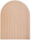 KitchenCraft Idilica Beechwood Chopping Board, 2-in-1 Reversible Cutting Board and Presentation Board with Geometric Shape for Cheese, Cured Meats and Desserts, 23 x 32cm