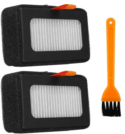2stk Aktivkohle-Kombinationsluftfilter für Bambu Lab, 3D-Drucker-Aktivkohle-Luftfilter mit Bürste Kompatibel mit Bambu Lab X1/X1C/P1P/P1S