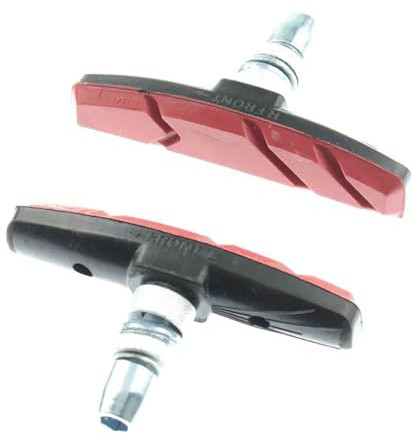 cykel bakre band bromsenhet Cykel Bromsblock Gummi Cykeldel MTB Mountain Road Cykel Lättvikts V-broms Skor Pads Cykel(1 Pair Red)