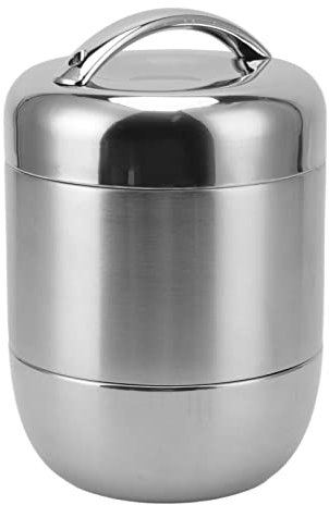 Otufan Récipient Alimentaire Thermique, 1,5 L en Acier Inoxydable Multicouche Isotherme Bento avec Couvercle D'étanchéité Bocal à Lunch pour Employé De Bureau Étudiant(#1)
