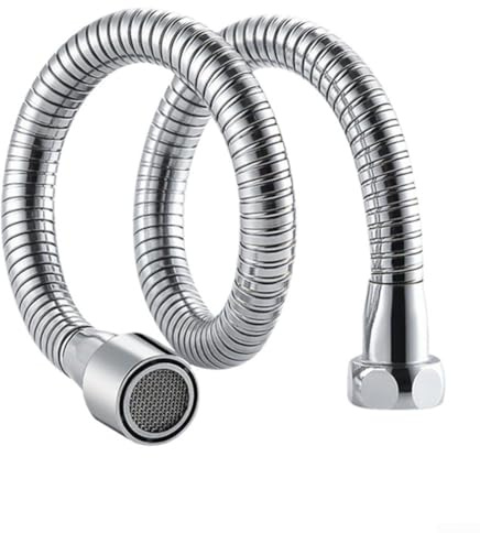 Küchenarmatur-Verlängerung, Edelstahl, universelle Küchenarmatur-Verlängerung für Küchenspüle, Wasserhahn-Verlängerung, rutschfestes Design (30 cm)