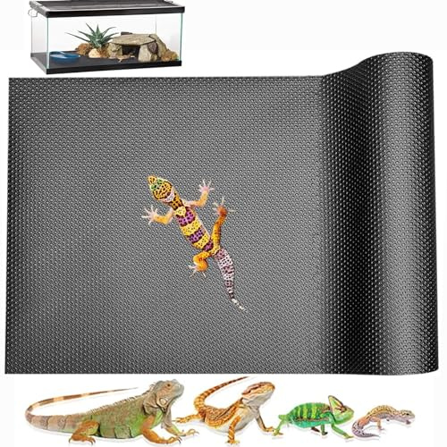 EMYSSA Bearded Dragon Tank Accessories, Large Reptile Carpet, Reptile Mat, Bearded Dragon, Leopard Gecko Substrate,Bearded Dragon Tank Flooring, Snake,Tortoise Bedding(18x80)