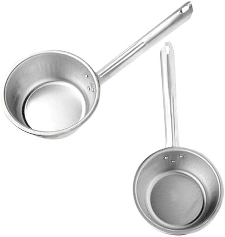 PAMINGONO 2pezzi Mestoli Alluminio Spesso Per Zuppa Utensili Versatili Per Cucina e Bagno Manico Ergonomico Leggeri e Compatti