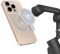 CloudValley Soporte de Anillo Magnético para dji OM/Osmo Mobile - Compatible con Estabilizador OM 7P/7/6/5/4 SE, OM5 & OM4 SE - Universal Accesorio para Smartphone, Metal Plateado