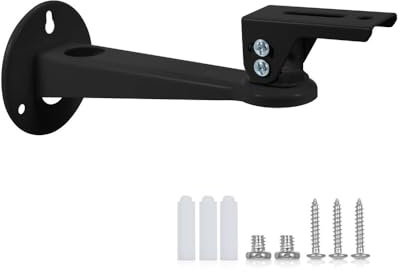 JIANBOHAIRS Projector Wall Mounts Angle Adjustable Projectors Wall Mount Bracket for Mini Wall Hanger With Load 3.3 Lbs Max Projector Mount Stand(Black)
