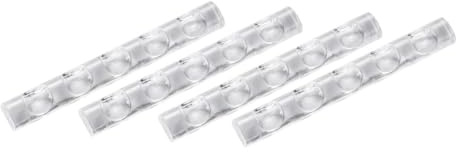 ABOOFAN Porte-stylos Facile à Utiliser de Manucure en Acrylique Transparent pour Rangement Pratique 4 Pièces 5 Compartiments lors des Salons de Nail Art