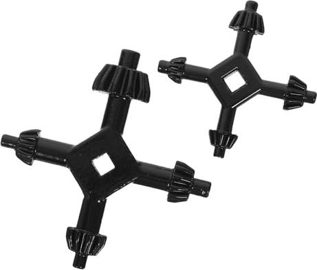 COLLBATH Chiave a Cricchetto per Mandrino Trapano 4 in 1 Utensile di Serraggio Compatibile per Trapano Elettrico Set 2 Pezzi Grande e Piccolo Strumento Professionale per Sostituzione