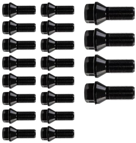 Radbolzen Kompatibel Mit Für E70 E71 F20 F25 228 320 328 335 428 435 528 Radbolzen Schwarz LKW Teile Zubehör OEM: 36136781151
