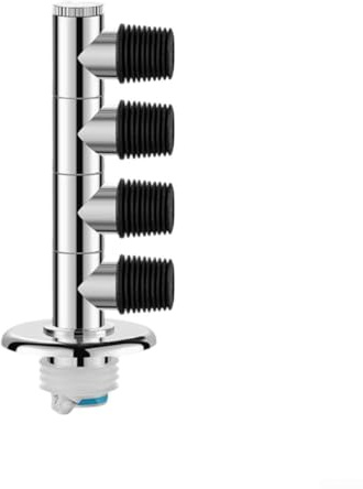 Conector de manguera de drenaje de lavadora, adaptador de drenaje de piso de tres vías con válvula de prevención de reflujo y anillos de sellado para accesorios de tubería de lavadora (6)