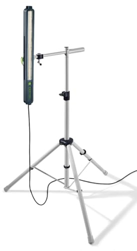 Festool Streiflicht STL 450-Set - LED Kontrollleuchte mit Stativ & Tasche | Leistungsstarke 18 W LED Oberflächenkontrolle mit 1.200 Lumen, 5.000 K Tageslichtweiß, IP 55 Schutz und 5 m Netzkabel