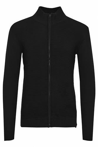 Indicode Rickert Cárdigan Chaqueta De Punto Grueso para Hombre, tamaño:XL, Color:Black (999)