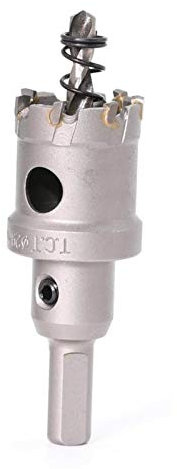 Zxxin-Fräser, Carbide-Spitze Bohrer Lochsäge 12-150mm Bohrer Set Lochsäge Cutter for Edelstahl-Metall-Legierung Drilling 1pc, Langlebiges Zubehör (Hole Diameter : 125mm)