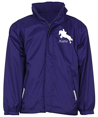 Luvponies Veste d'équitation personnalisable pour fille, violet, S