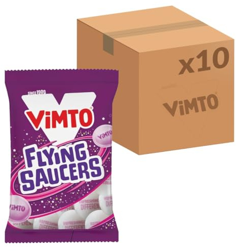 Vimto Flying Saucers, 33 g (Pack of 10)