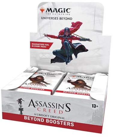 Magic: The Gathering – Assassin’s Creed Beyond-Booster-Display | 24 Beyond-Booster (7 Karten in jedem Booster) | Sammelkartenspiel ab 13 (English Version)