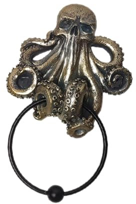 Vintage Türklopfer | Deep Creature Dragon Resin - Home Accessories, Classic Vintage Design Figur für Thema Cafe Dekoration