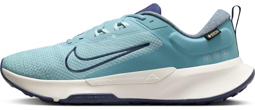 Nike Running Shoe Nike Juniper Trail 2 Gore-Tex Zapatillas De Trail Running Impermeables - Hombre, Denim Turq/Midnight Navy-Glacier Blue, HM9734-402, 45 EU (11 US)